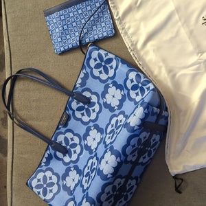 NWT Kate Spade Large Sutton Floral Monogram tote